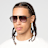 SNIPES Aviator Sunglasses preto