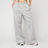 Urban Classics Ladies Fluffy Wideleg Trackpants gris