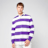Polo Ralph Lauren Longsleeve Rugby Knit fioletowy