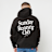 Another Cotton Lab Sunday Running Club Oversized Hoodie schwarz