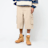 Urban Classics Washed Workwear Cargo Shorts beige