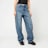 Decibel Barrel Jeans niebieski