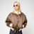 Karl Kani Signature Bowling Jacket Brown braun
