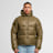 Urban Classics Boys Shiny Puffer Jacket With Hood grün