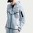 Nike   Tech Color-Block Full-Zip Fleece Windrunner Jacket blauw