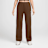 Nike   Studio Fleece Mid-Rise Open-Hem Pants bruin