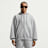 Nike   Studio Fleece Medium Weight Oversized Full-Zip Hoodie siva