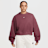 Nike   Studio Fleece Oversized Cropped Crew crvena