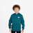 Nike   Sportswear Club Fleece Hoodie Low Brand Read bleu