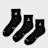 Jordan 3 PACK - Everyday Elevated Ankle Socks noir