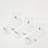 Jordan 3 PACK - Everyday Elevated Ankle Socks weiß