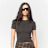 Decibel Basic Baby Tee Uni marrón