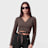 aim'n Shape Seamless Wrap Long Sleeve Braun