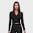 aim'n Shape Seamless Wrap Long Sleeve Schwarz