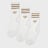 adidas Originals 3 PACK - 3 Stripes Crew bijela