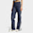 adidas Originals Firebird Mid Rise Straight Denim Pants plava