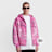 Smoke Rise Trouble In Peace Zip Hoodie rosa