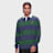 Polo Ralph Lauren KNIT-RUGBY-PULLOVER prk green/drk cblt wielokolorowy