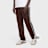 Colucci VELOURS CHECKERBOARD TRACKPANTS DARK BROWN braun