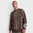 Colucci CREWNECK SWEATER AOP BROWN braun