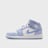Jordan Air Jordan 1 Mid (GS) hydrogen blue/white/aluminum blauw