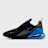Nike Air Max 270 black/university blue/smoke grey plava