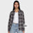 Another Cotton Lab Flannel Shirt siva
