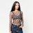 Decibel Polka Dot Mesh Longsleeve brun