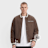 New Era MLB Wordmark Varsity Jacket Marrone