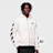 Off-White Graffiti Full Zip Hoodie Weiß