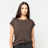 Urban Classics Ladies Extended Shoulder Tee brązowy