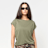 Urban Classics Ladies Extended Shoulder Tee zielony