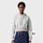 Off-White Crop Hoodie cinzento