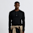 Burocs Rib Henley Longsleeve czarny