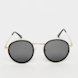 SNIPES Lunettes de soleil rondes noir 29417 1