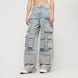 Pegador Celina High Waist Cargo Jeans bleu 31868 1