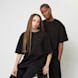 SNIPES Small Logo Essential Oversized Tee preto 32959 1