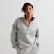 aim'n Varsity Sweat Half Zip gris 33143 1