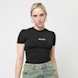 Sixth June Sheathing Short Sleeve Crop Top zwart 33426 1
