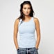 Karl Kani Woven Signature Rhinestone Rib Tank blu 45132 1