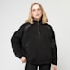 Pegador Bonny Teddy Fabric Mix Halfzip schwarz 40352 1