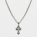 fainz Frozen Cross Chain argent 46283 1