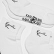 Karl Kani 3 PACK - Signature Ankle Socks weiß 2675 2