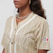 Karl Kani Woven Signature Old English Baseball Dress beige 22746 3