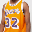 Mitchell & Ness NBA Swingman Jersey Los Angeles Lakers 1984-85 Magic Johnson arancione 24407 3