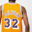 Mitchell & Ness NBA Swingman Jersey Los Angeles Lakers 1984-85 Magic Johnson arancione 24407 4