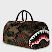 SPRAYGROUND Green 3am Fur Duffel camouflage 29445 2