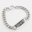 Karl Kani Retro Plate Bracelet srebrna 30885 1