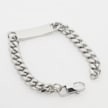 Karl Kani Retro Plate Bracelet srebrna 30885 2