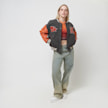Karl Kani Retro Patch Star Logo Oversized College Jacket grijs 31384 5